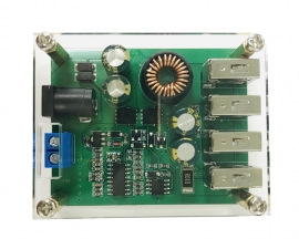 DC-DC Step Down Module 4 USB Interface 5A Buck Converter Power Supply Module DC 9V/12V/24V/36V/48V/60V to DC 5V